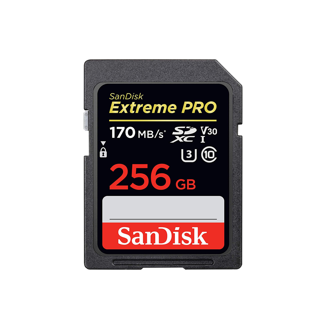 Thẻ nhớ SanDisk Extreme Pro SDXC, SDXXY 256GB, V30, U3, C10, UHS-I, 170MB/s R, 90MB/s W, 4x6, Lifetime Limited SDSDXXY-256G-GN4IN