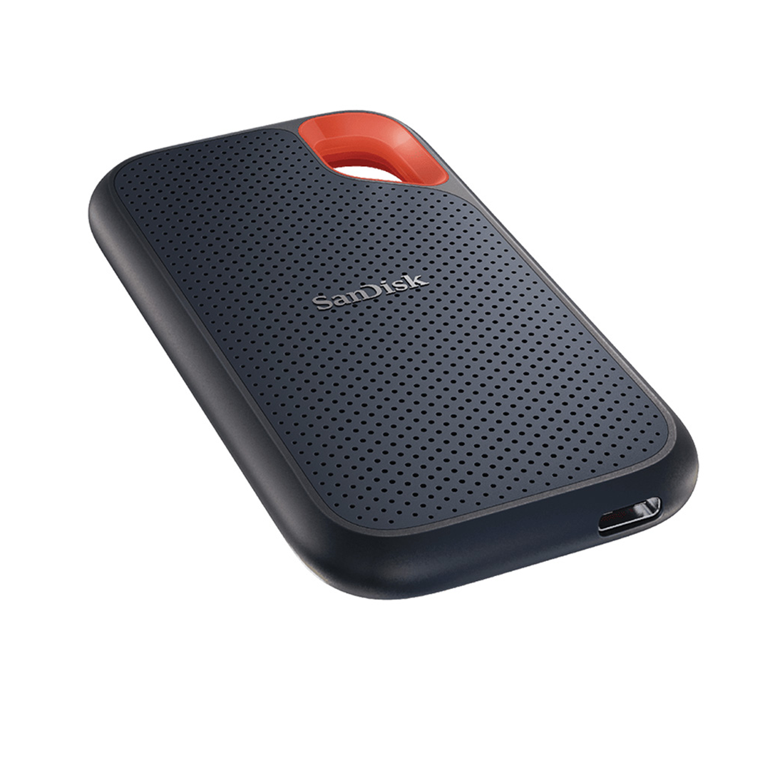 Ổ cứng gắn ngoài SanDisk Extreme Portable SSD, SDSSDE61 500GB, USB 3.2 Gen 2, Type C & Type A compatible, 1050MB/s R, 1000MB/s W, IP55 dust-water resistance, 256-bit AES hardware encryption,SDSSDE61-500G-G25