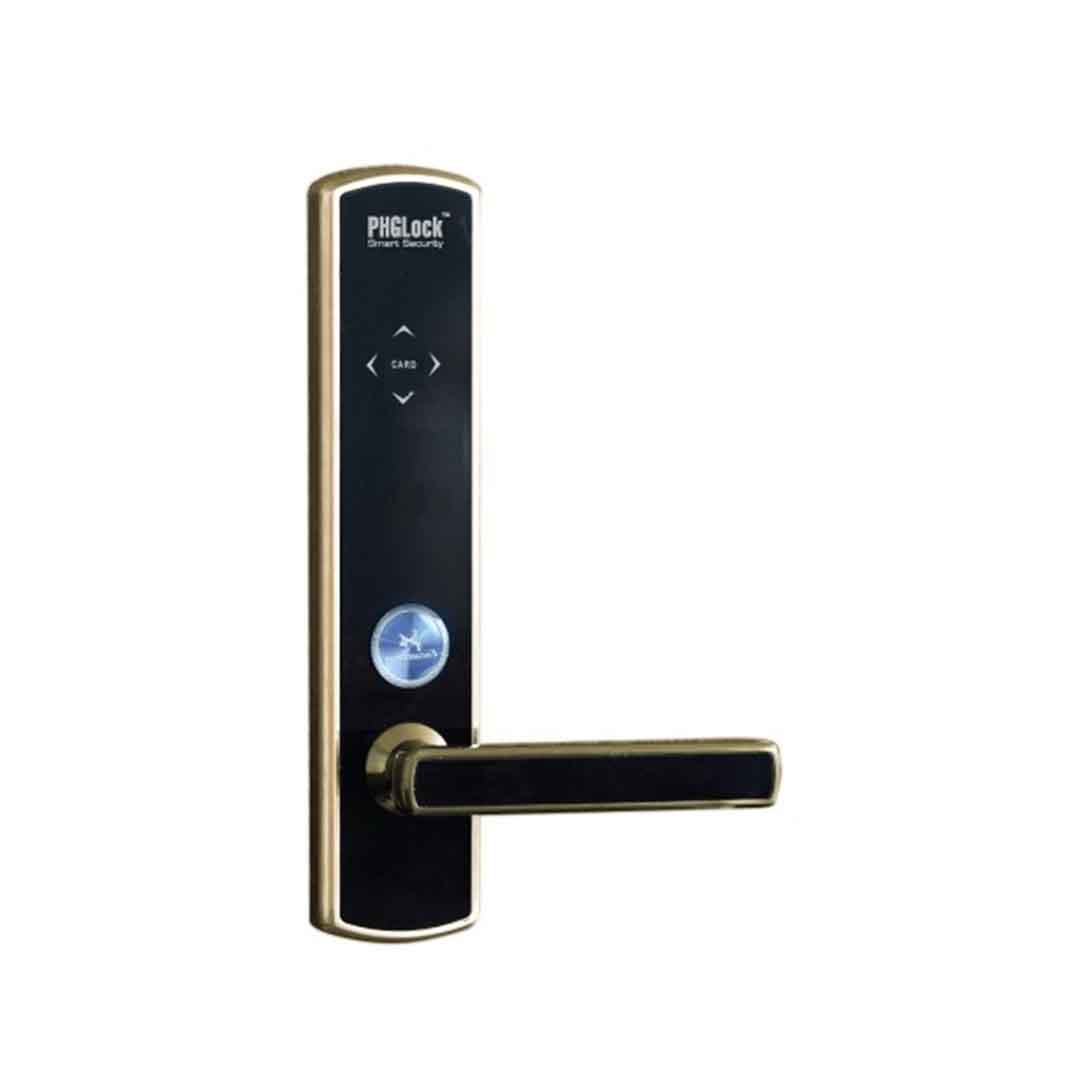 Khóa cửa Smart Lock PHGlock RF8010 (Khoá cửa khách sạn, thẻ cảm ứng TM03 và chìa khóa cơ)