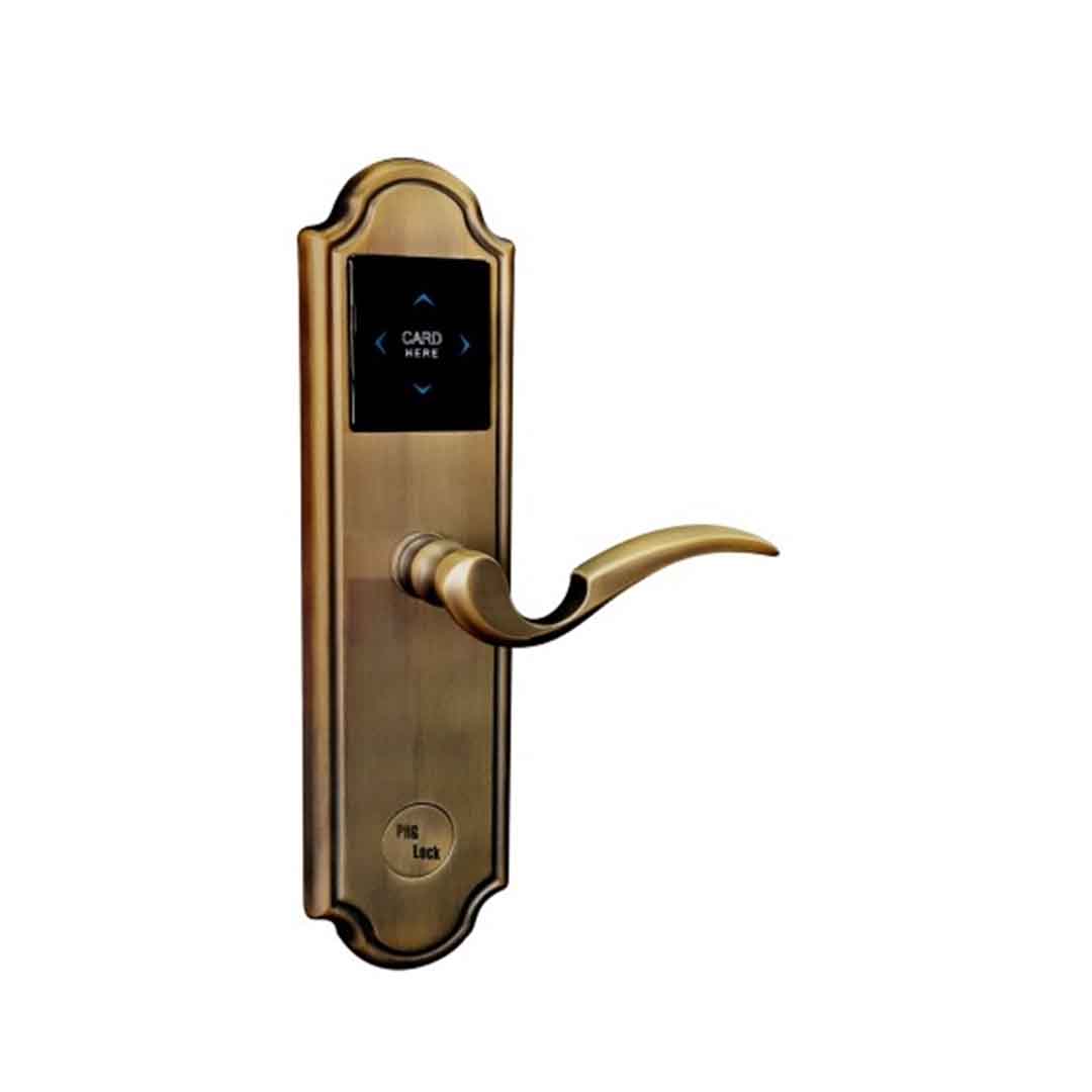 Khóa cửa Smart Lock PHGlock RF2012ZA (Khoá cửa khách sạn, thẻ cảm ứng RF và chìa khóa cơ)