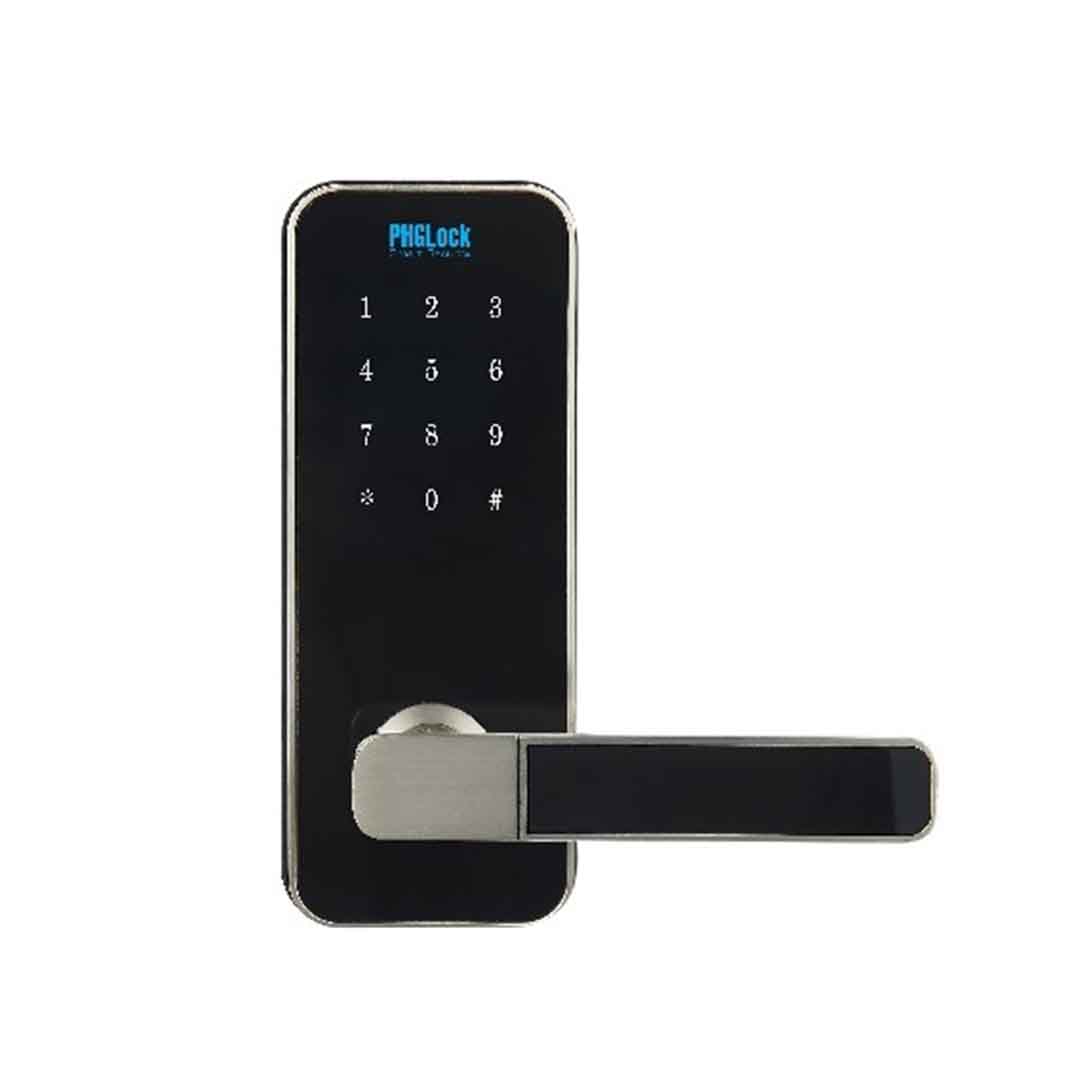 Khóa cửa Smart Lock PHGlock KR8171 (Khoá cửa chính, sử dụng 99 thẻ Mifare, 9 mã số, có chức năng chống dò mã và chìa khóa cơ)