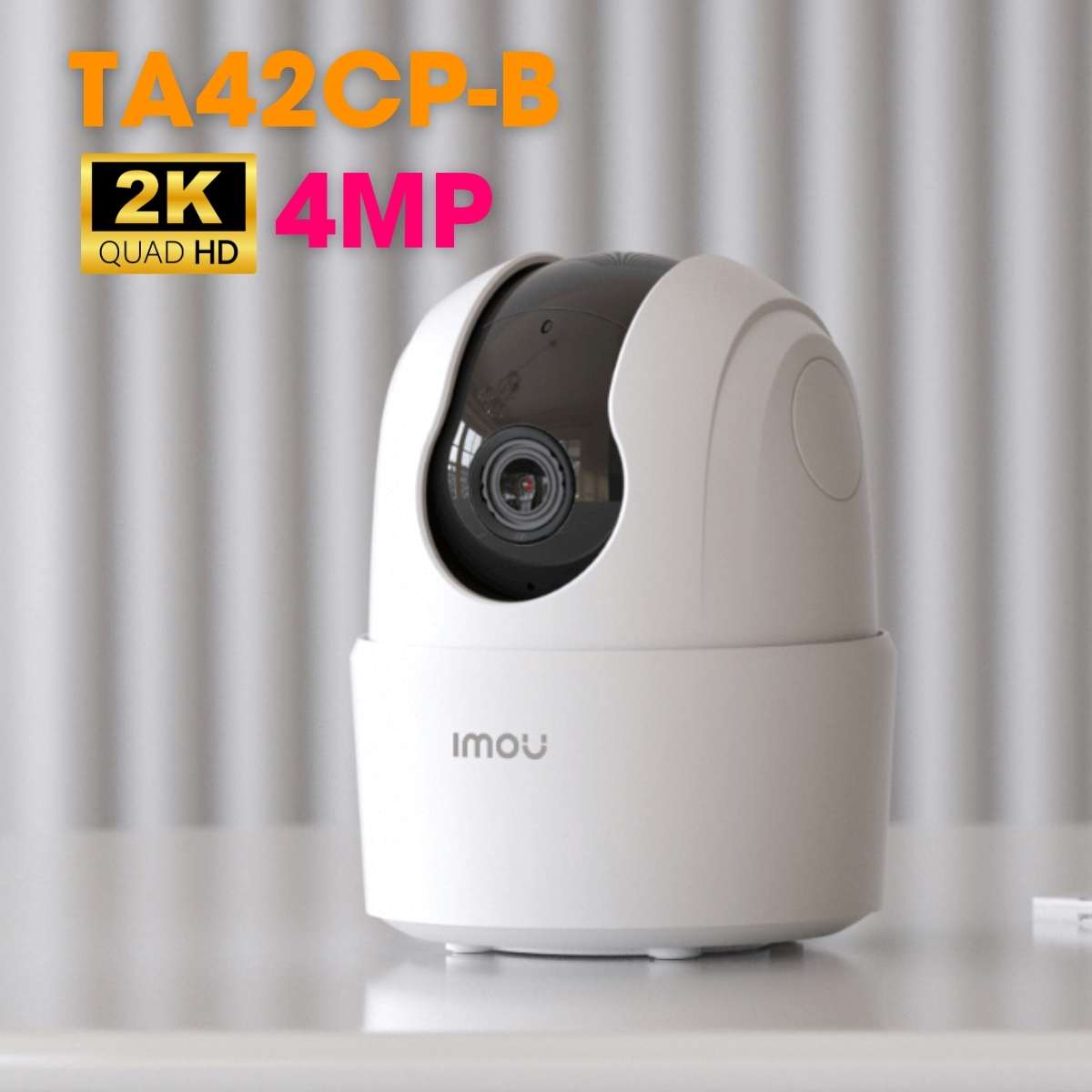 Camera Wifi không dây IMOU IPC-TA42CP-B 4MP theo dõi chuyển động, tích hợp còi báo động