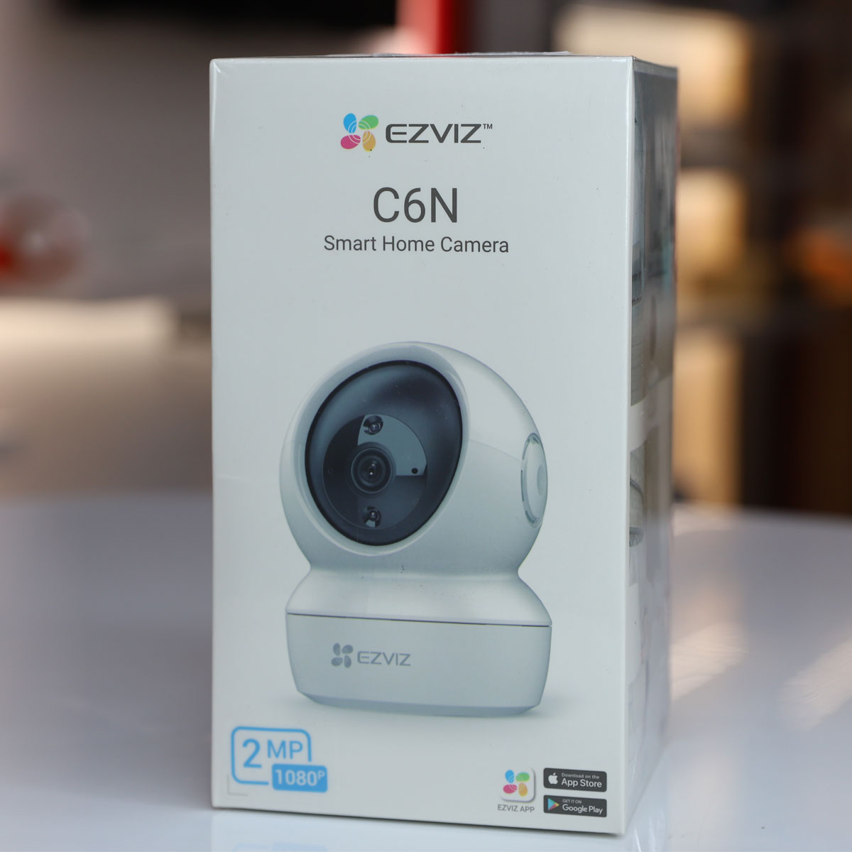 Camera wifi không dây Ezviz C6N 4Mp 2K thẻ nhớ Micro SD, đàm thoại 2 chiều, xoay 360 độ 
