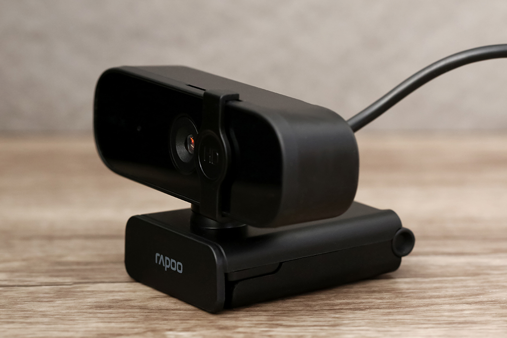 Camera máy tính Webcam Rapoo C280 độ phân giải 2K, micro đa hướng khử ồn, có nắp bảo vệ 