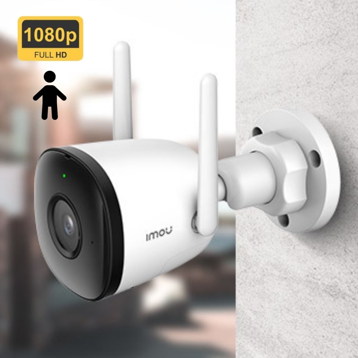 Camera an ninh ngoài trời Imou IPC-F22P-D, độ phân giải 1080P, Wifi Hotspot, phát hiện con người