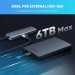 Thiết bị chuyển đổi 20cm Ugreen 70336 CM219 Type-C to 4*USB 3.0, tốc độ truyền 5Gbps, nguồn 5V-2A