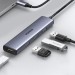 Bộ chia 4 in 1 Ugreen 20841 CM473 Type C to USB 3.0, tốc độ 5Gbps, vỏ nhôm 