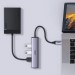 Bộ chia 4 in 1 Ugreen 20841 CM473 Type C to USB 3.0, tốc độ 5Gbps, vỏ nhôm 