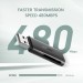 Đầu đọc thẻ SD/TF chuẩn USB 2.0 chính hãng Ugreen 60721 cao cấp