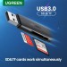 Đầu đọc thẻ SD/TF chuẩn USB 3.0 chính hãng Ugreen 60722 cao cấp