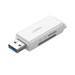 Đầu đọc thẻ nhớ USB 3.0 Ugreen 40753 CM104 hỗ trợ SD+TF, tốc độ 5Gbps