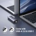 Đầu đọc thẻ nhớ USB 3.0 Ugreen 50906 CM517 hỗ trợ TF/SD, tốc độ 5Gbps, CFast 2.0