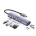 Bộ chia USB Ugreen 20900 3*USB 2.0 + LAN 100Mbps, tốc độ 480 Mbps, DC 5V / 2A