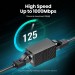 Đầu Nối Dây Mạng Cat6 10Gbps Ugreen 30717 Cao Cấp Chính Hãng (Hộp 5 cái)