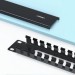 Thanh quản lý cáp Ugreen 70424 24 cổng Bộ kẹp dây cho Patch Panel RJ45 Management Rack màu đen. NW128