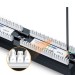 Thanh đấu nối, Patch Panel Cat 6 24 cổng moduler liền UGREEN 70423 cao cấp