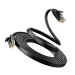 Cáp mạng đúc sẵn dẹt Cat6 dài 12m 26AWG Ugreen 50179 cao cấp (màu đen)