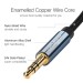 Cáp audio 3.5mm dài 5m dây bọc dù đầu bọc hợp kim Ugreen 10689 cao cấp