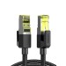 Cáp mạng Cat7 dẹt vỏ bọc Nylon dài 1M băng thông 10Gbps 600MHZ Ugreen 40159 cao cấp