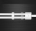 Dây chuyển âm thanh 3.5mm dương sang Jack Mic + Loa âm Ugreen 30618 AV141 dài 20cm, màu trắng, Lõi đồng nguyên chất