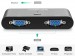 Bộ Chuyển Mạch VGA 2 cổng Ugreen 30711 MM126 dài 1m màu đen, Hỗ trợ Full HD, 1920 x 1080p 60 Hz