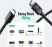 Cáp HDMI 1.4 dài 25M Ugreen 40107 bọc nylon, Hỗ trợ độ phân giải 4K@30Hz, Có IC khuếch đại