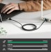 Cáp mạng CAT7 đúc sẵn Ugreen 40162 dài 3M, Dây dẹt, Tốc độ 10Gbps 600Mhz 30AWG U/FTP