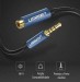 Cáp nối dài Audio 4 cực 3.5 Male to Female 5m Ugreen 60636 (Xanh đậm), Hỗ trợ Mic và tai nghe