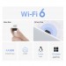 USB Thu Wi-Fi 6 Nano Mercusys MA14N Chuẩn AX300, Tốc Độ 287Mbps,Ăng-ten ngầm tích hợp Bảo mật WPA2, WPA3