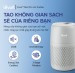 Bộ lọc không khí HEPA 3 Lớp Levoit Core Mini Pro Tích hợp xông tinh dầu, Lọc sạch 99% Bụi mịn cho phòng 20m2, Công nghệ QuietKEAP 27dB