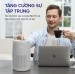 Bộ lọc không khí HEPA 3 Lớp Levoit Core Mini Pro Tích hợp xông tinh dầu, Lọc sạch 99% Bụi mịn cho phòng 20m2, Công nghệ QuietKEAP 27dB