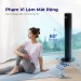 Quạt tháp điều hoà Levoit Smart Wifi 42-Inch, Tốc độ gió 7.9m/s, Góc xoay 90°, 12 cấp độ gió, Chế độ Turbo & Ngủ nâng cao 25dB