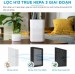 Máy lọc không khí xông tinh dầu Levoit LV-H128, Màng lọc 3 lớp, Điều khiển 1 nút tiện lợi, Công nghệ Whisper Quite giảm tiếng ồn