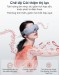 Máy massage mắt thông minh Breo iSee M, Tần số rung 1800 - 3200 vòng/phút, Chườm nóng ổn định, Mô phỏng bấm huyệt, Tích hợp âm nhạc, Gập 180 độ