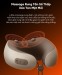 Gối Massage Cổ Breo C1 - Thiết Kế Chữ U, 3 Chế Độ Thư Giãn, 4 Đầu Rung, Sưởi Ấm 45°C, Mút Hoạt Tính