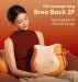 Gối Massage lưng Breo Back 2F Thiết kế phong thủy, Trị liệu ánh sáng đỏ, Công nghệ 3D, Pin 100 phút