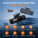 Camera hành trình 3 mắt 70mai T400 Độ phân giải 2,5K, 1440P HDR 1080P, Tích hợp GPS & Wi-Fi tốc độ cao, Giám sát đỗ xe 24h