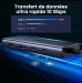 Hub chuyển đổi USB-C 7 trong 1 Ugreen 45379 CM639 – 2 HDMI 4K@60Hz, 2 USB-A 5Gbps, 2 USB-C 10Gbps, PD 100W