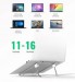 Giá đỡ laptop Ugreen 80348 LP230 Kèm tản nhiệt, Màu bạc, Khung gấp gọn, Dễ dàng điều chỉnh độ cao