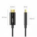 Cáp HDMI 2.1 sợi quang 15m Ugreen 80407 Hỗ trợ 8K/60Hz, 4K/120Hz, Băng thông 48Gbps, Lõi Sợi quang + đồng