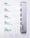 Hub USB-C đa năng 7 in 2 Ugreen 80548 dùng cho Macbook, Chuẩn USB 3.0 tốc độ truyền tải 5Gbps
