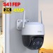 Camera wifi ngoài trời không dây IMOU IPC-S41FEP 4MP 2K tích hợp Mic và loa, phát hiện con người, còi báo động 110dB