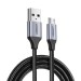 Cáp sạc nhanh Micro USB Ugreen 60403 US290 chiều dài 3m, dây cáp lõi đồng, vỏ nhựa PVC
