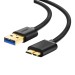 Cáp Micro USB 3.0 Ugreen 10843 US130 chiều dài 2m, màu đen, tốc độ 5Gbps
