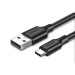 Cáp sạc USB 2.0 sang USB type C Ugreen 60117 US287 chiều dài 1,5m, màu đen