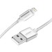 Cáp sạc 1m USB Lightning Ugreen 60161 US199 màu bạc, tốc độ truyền tải tối đa 480mbps