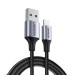 Cáp sạc 1.5m USB Lightning Ugreen 60157 US199 màu đen, truyền tải lên đến 480Mbps, chuẩn MFi