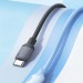 Cáp sạc nhanh silicone màu xanh 1,5m USB type C Ugreen 15280 US563 Hỗ trợ PD3.0 tối đa 60W
