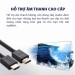 Cáp HDMI 20m Ugreen 10112 HD104 chuẩn 1.4, dây dài, hỗ trợ phân giải 4K*2K, chân cắm mạ vàng 24K, tốc độ truyền tải 10Gb/s 