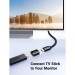 Đầu nối HDMI Ugreen 20107 2 in 1 hỗ trợ độ phân giải FullHD 1920×1080/4K*2K, chân cắm mạ vàng